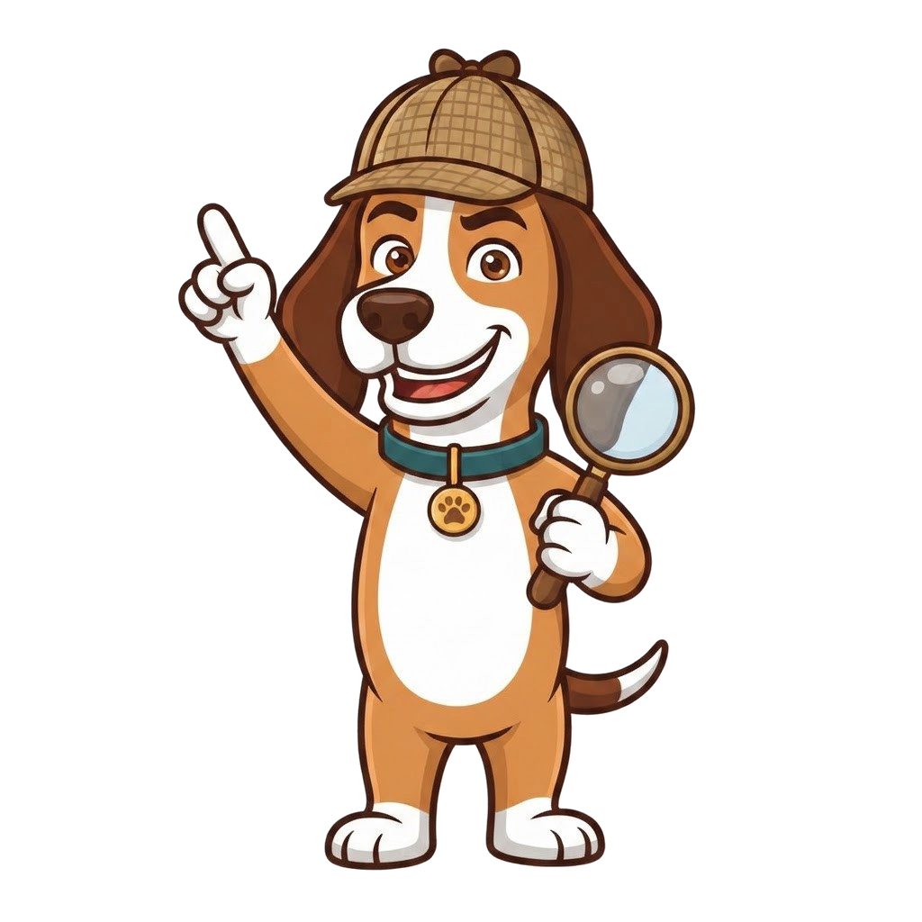 Faro, o beagle detetive de milhas, apontando a melhor oferta